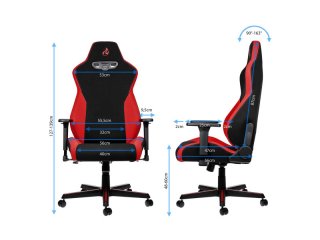 Nitro Concepts S300 Inferno Red Gamer Szék