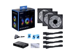 Lian Li UNI FAN SL-INF 120 3db-os Csomag - Fekete