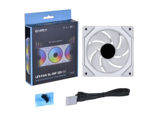 Lian Li UNI FAN SL-INF 120 3db-os Szett - Fehér