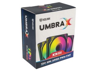 Kolink Umbra X 120mm ARGB Ventilátor Szett (3db)