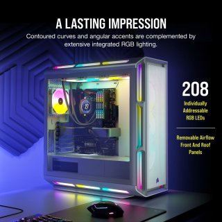 Corsair iCUE 5000T RGB Ház - Fehér