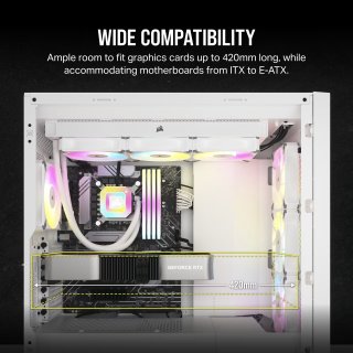 Corsair 5000D CORE AIRFLOW Ház - Fehér