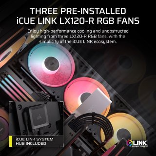 Corsair 3500X LX-R RGB iCUE LINK Ház