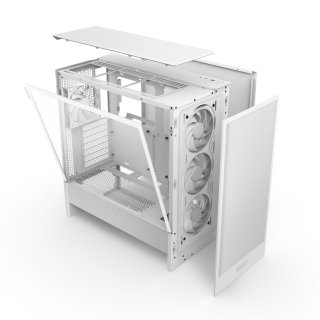 NZXT H5 Flow RGB (2024) Ház - Fehér