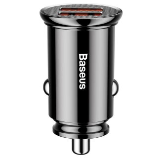 Baseus Circular Plastic Autós Töltő 30W