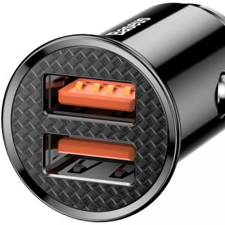 Baseus Circular Plastic Autós Töltő 30W