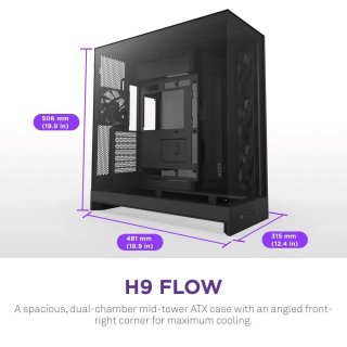 NZXT H9 Flow (2025) Számítógépház