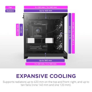NZXT H9 Flow (2025) Számítógépház