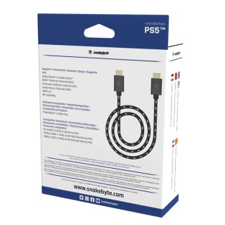 Snakebyte HDMI:CABLE 5 4K Kábel 3m