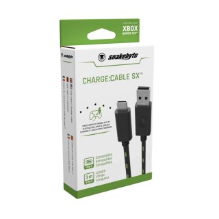 Snakebyte CHARGE:CABLE SX Töltőkábel 3m