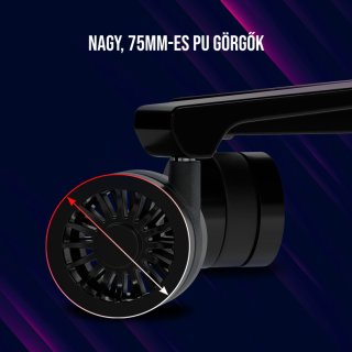 LORGAR Base 311 Gamer Szék fekete-kék