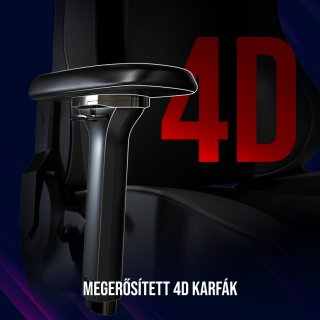 LORGAR Base 311 Gamer szék fekete-szürke