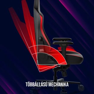 LORGAR Embrace 533 Gamer szék fekete-piros