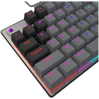LORGAR Azar 514 TKL vezetékes mechanikus billentyűzet, RGB világítás, angol kiosztás, fekete