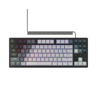 LORGAR Azar 514 TKL vezetékes mechanikus billentyűzet, RGB világítás, angol kiosztás, fehér