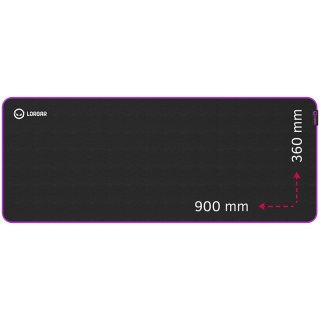 LORGAR Main 319 egérpad, fekete