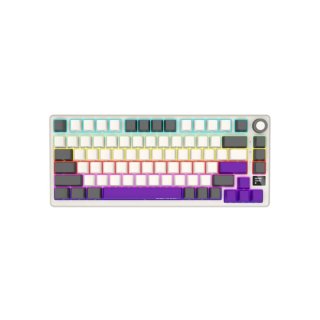 LORGAR KBP7075W Vezeték Nélküli Gamer Billetnyűzet - Bézs