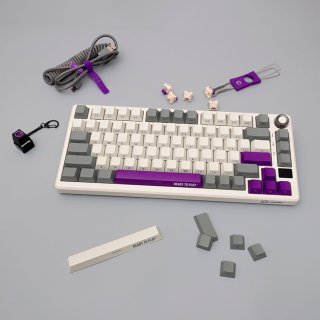 LORGAR KBP7075W Vezeték Nélküli Gamer Billetnyűzet - Bézs