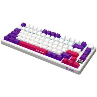 LORGAR KBP7075W Vezeték Nélküli Gamer Billetnyűzet -Fehér