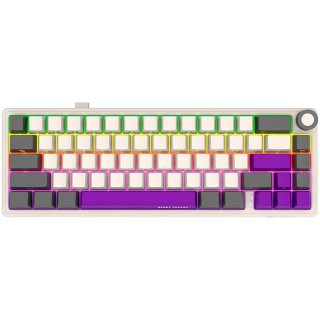 LORGAR KBP70MW, Vezetéknélküli 65% Mechanikus Gamer Pro Billentyűzet Bézs