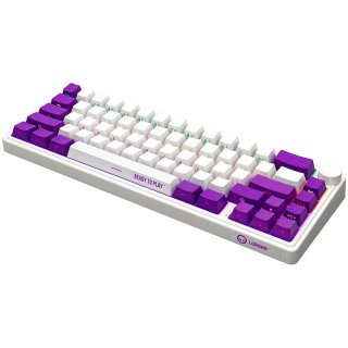 LORGAR KBP70MW, Vezetéknélküli 65% Mechanikus Gamer Pro Billentyűzet Bézs