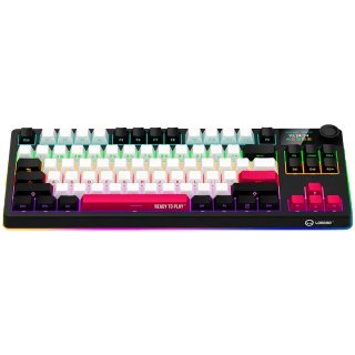LORGAR KBP70 TKL vezeték nélküli billentyűzet, RGB világítás, angol kiosztás, fekete