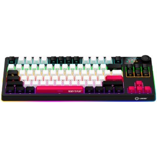 LORGAR KBP70 TKL vezeték nélküli billentyűzet, RGB világítás, angol kiosztás, fekete