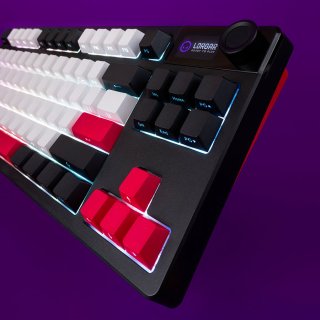 LORGAR KBP70 TKL vezeték nélküli billentyűzet, RGB világítás, angol kiosztás, fekete