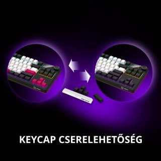 LORGAR KBP70 TKL vezeték nélküli billentyűzet, RGB világítás, angol kiosztás, fekete