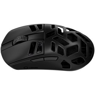 LORGAR MSE90W Tri-Mode Gamer Egér - Fekete