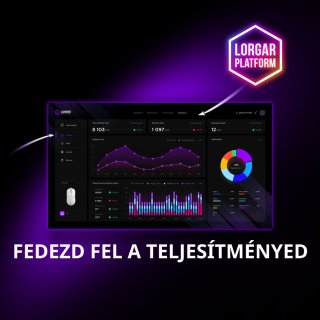 LORGAR MSA10 Vezetékes Gamer Egér - Fehér