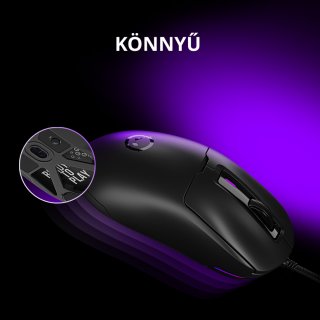 LORGAR MSA10 Vezetékes Gamer Egér - Fehér