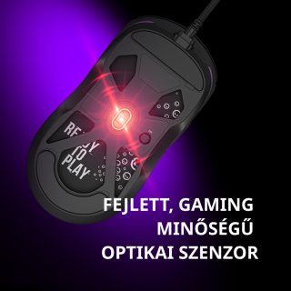 LORGAR MSA10 Vezetékes Gamer Egér - Fehér