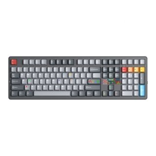 AULA F108 PRO V2 Tri-Mode Vezeték Nélküli Mechanikus Gamer Billentyűzet - Szürke