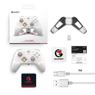 GameSir Cyclone 2 Vezeték Nélküli Kontroller + Dokkoló - Phantom White