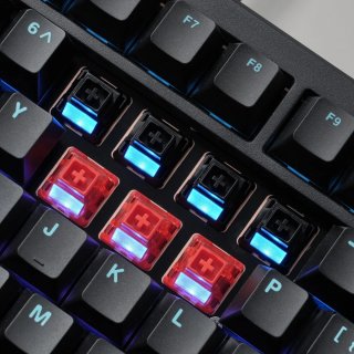 WOMIER SK75 TMR Tri-Mode Vezeték Nélküli Magnetic Switch Gamer Billentyűzet - Fekete