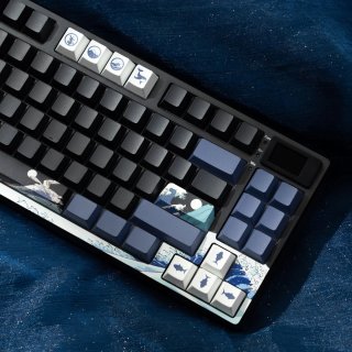 WOMIER SK80 PRO Tri-Mode Vezeték Nélküli Mechanikus Gamer Billentyűzet - Kanagawa