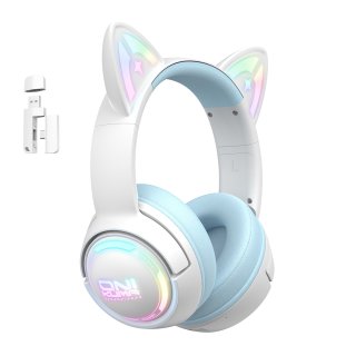 Onikuma GT838 Tri-Mode Vezeték Nélküli Gamer Headset - Cicafüles
