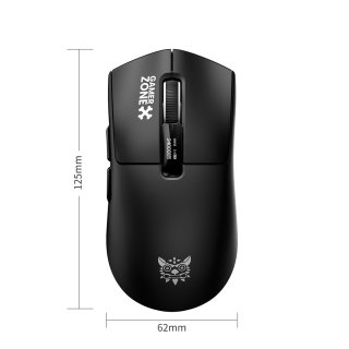 Onikuma DM10 Tri-Mode Vezeték Nélküli Gamer Egér + Dokkoló - Fekete