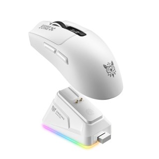 Onikuma DM10 Tri-Mode Vezeték Nélküli Gamer Egér + Dokkoló - Fehér