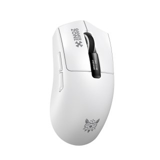 Onikuma DM10 Tri-Mode Vezeték Nélküli Gamer Egér + Dokkoló - Fehér