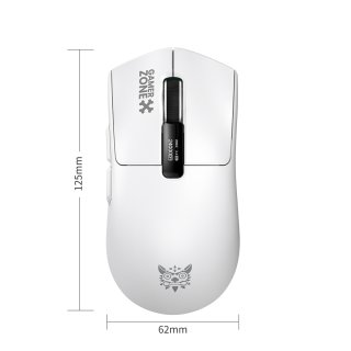 Onikuma DM10 Tri-Mode Vezeték Nélküli Gamer Egér + Dokkoló - Fehér