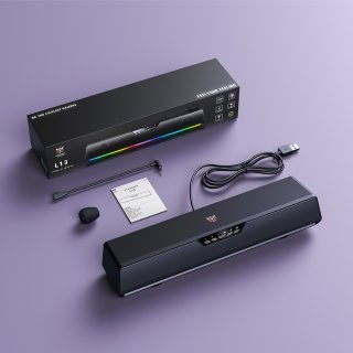 Onikuma L13 RGB Virtual 7.1 Soundbar Zajszűrős Mikrofonnal