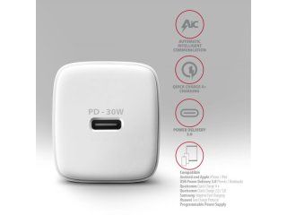 Axagon ACU-PD30W Hálózati Töltő