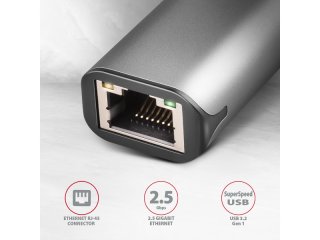 Axagon ADE-25RC Ethernet Adapter