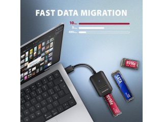 Axagon ADM2-AM M.2 SSD Adapter