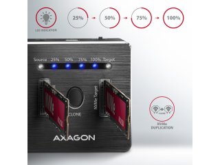 Axagon ADSA-M2C SSD Dokkoló
