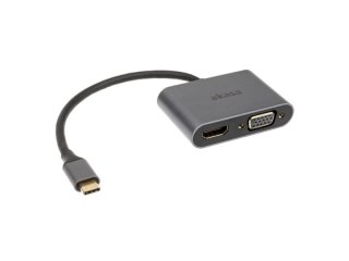 Akasa USB-C - HDMI + VGA Adapter