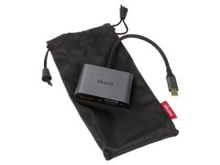 Akasa USB-C - HDMI + VGA Adapter