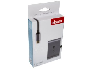 Akasa USB-C - HDMI + VGA Adapter